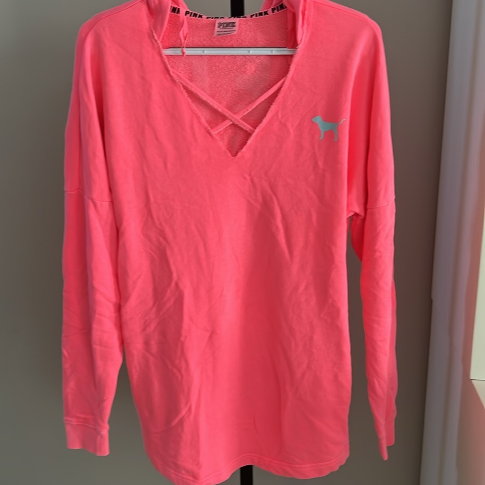 VS Pink coral tunic sweater - Picture 3 of 7
